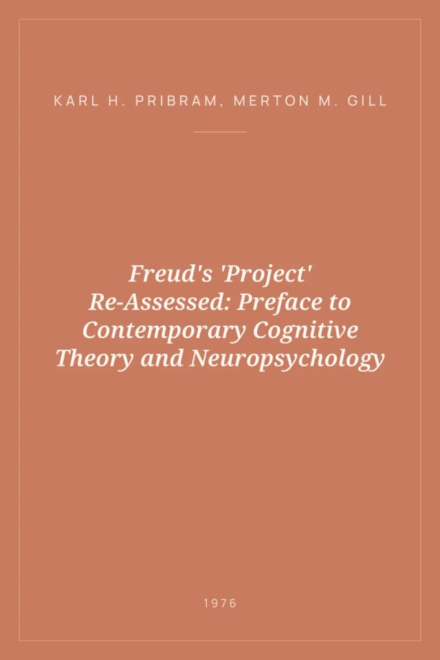 Portada de Freud's 'Project' Re-Assessed: Preface to Contemporary Cognitive Theory and Neuropsychology