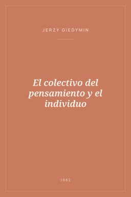 Portada de El colectivo del pensamiento y el individuo