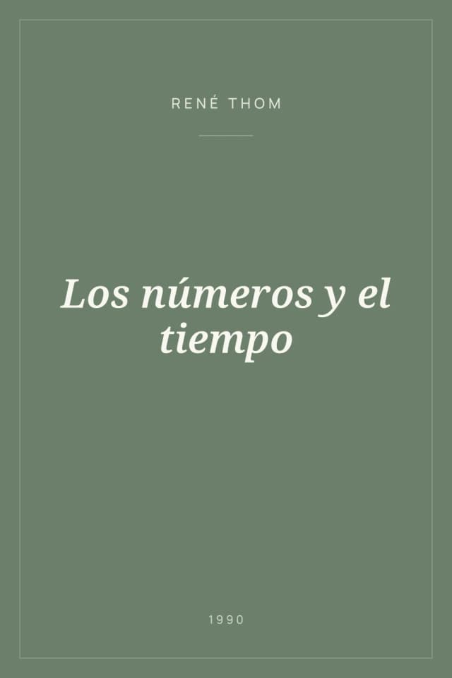 Portada de Los números y el tiempo