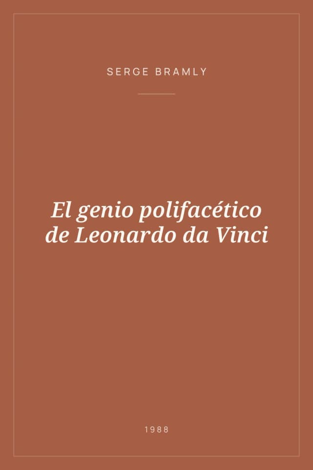 Portada de El genio polifacético de Leonardo da Vinci