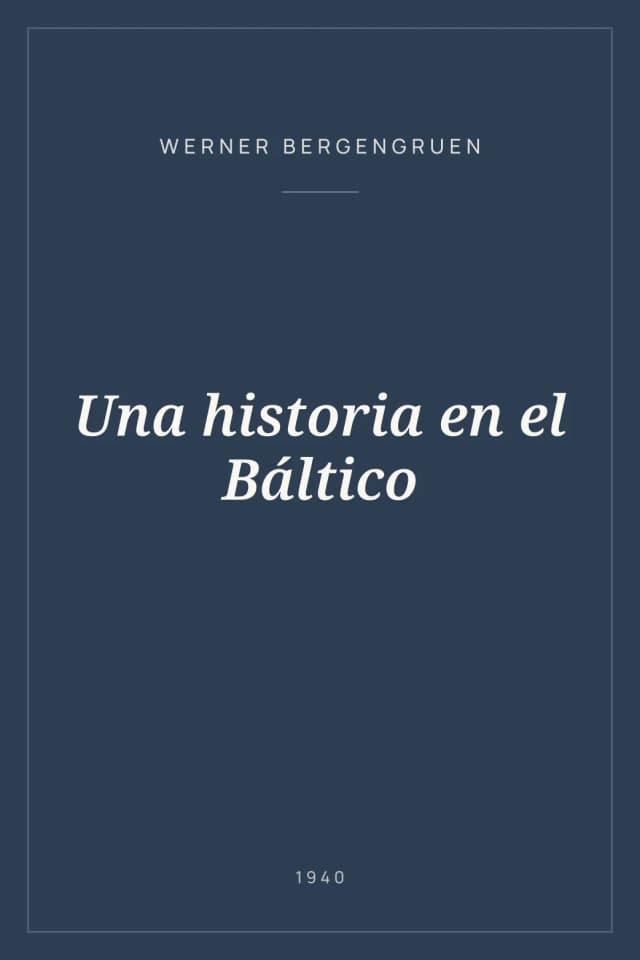 Portada de Una historia en el Báltico