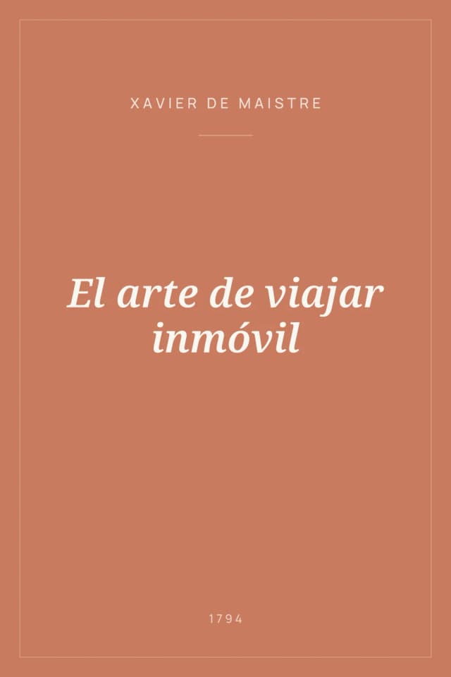 Portada de El arte de viajar inmóvil
