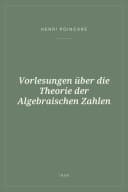Portada de Vorlesungen über die Theorie der Algebraischen Zahlen