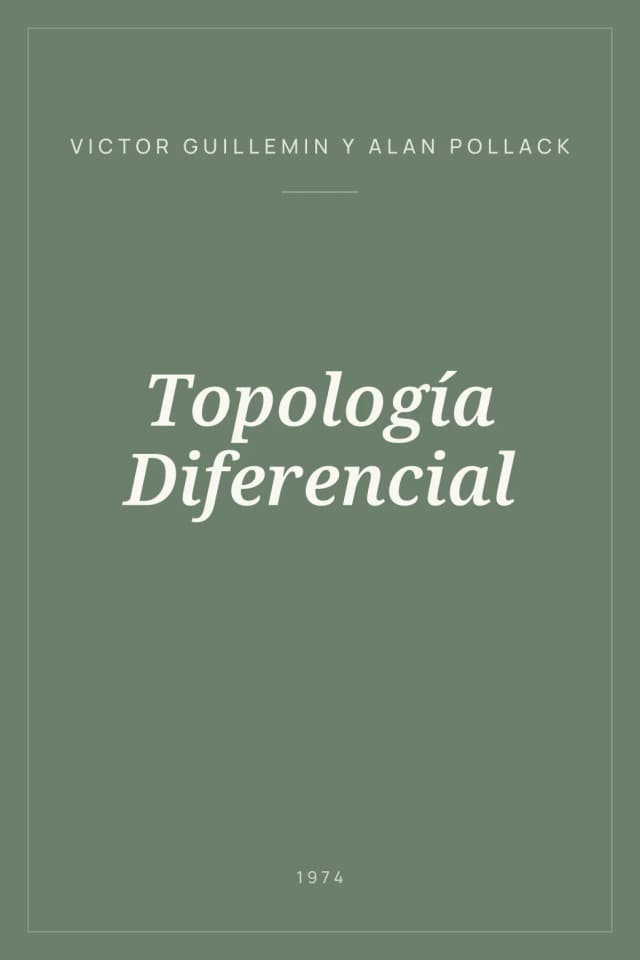 Portada de Topología Diferencial