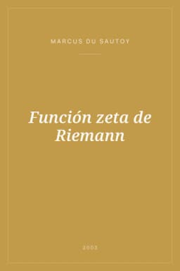 Portada de Función zeta de Riemann