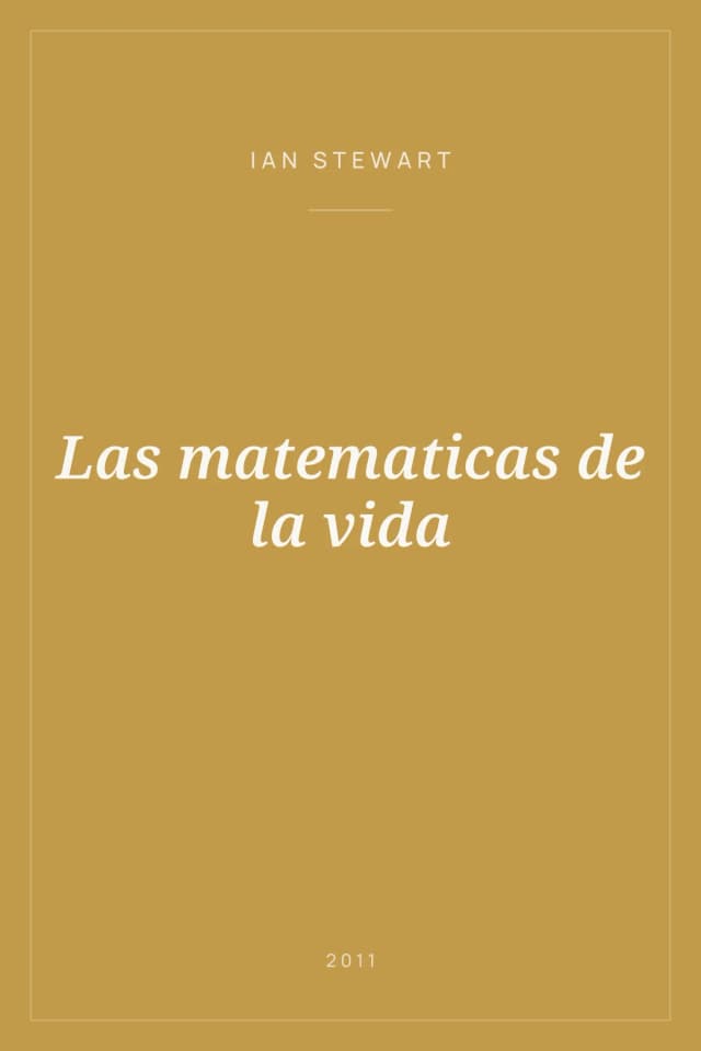 Portada de Las matematicas de la vida