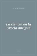 Portada de La ciencia en la Grecia antigua