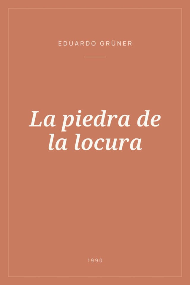 Portada de La piedra de la locura