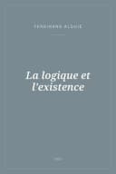Portada de La logique et l'existence