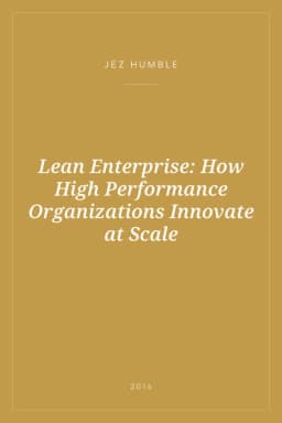 Portada de Lean Enterprise: How High Performance Organizations Innovate at Scale