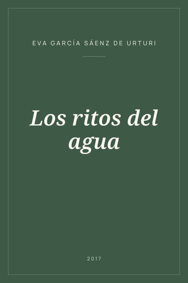 Portada de Los ritos del agua