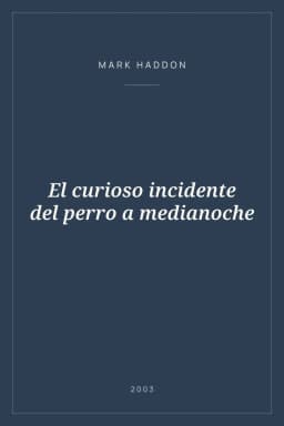 Portada de El curioso incidente del perro a medianoche