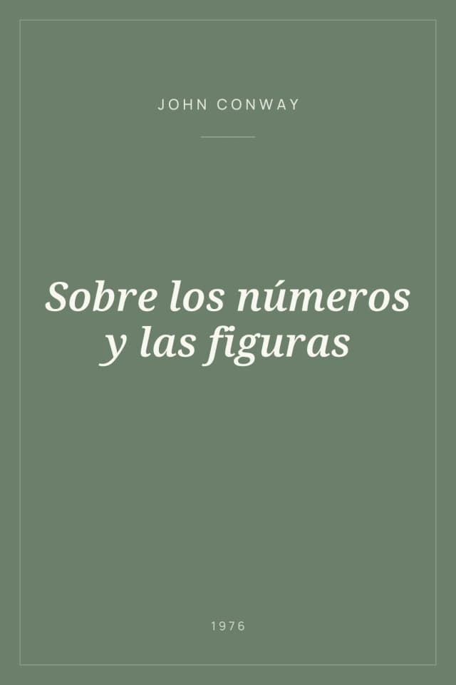 Portada de Sobre los números y las figuras