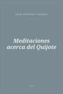 Portada de Meditaciones acerca del Quijote