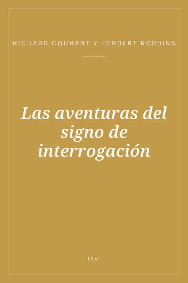 Portada de Las aventuras del signo de interrogación