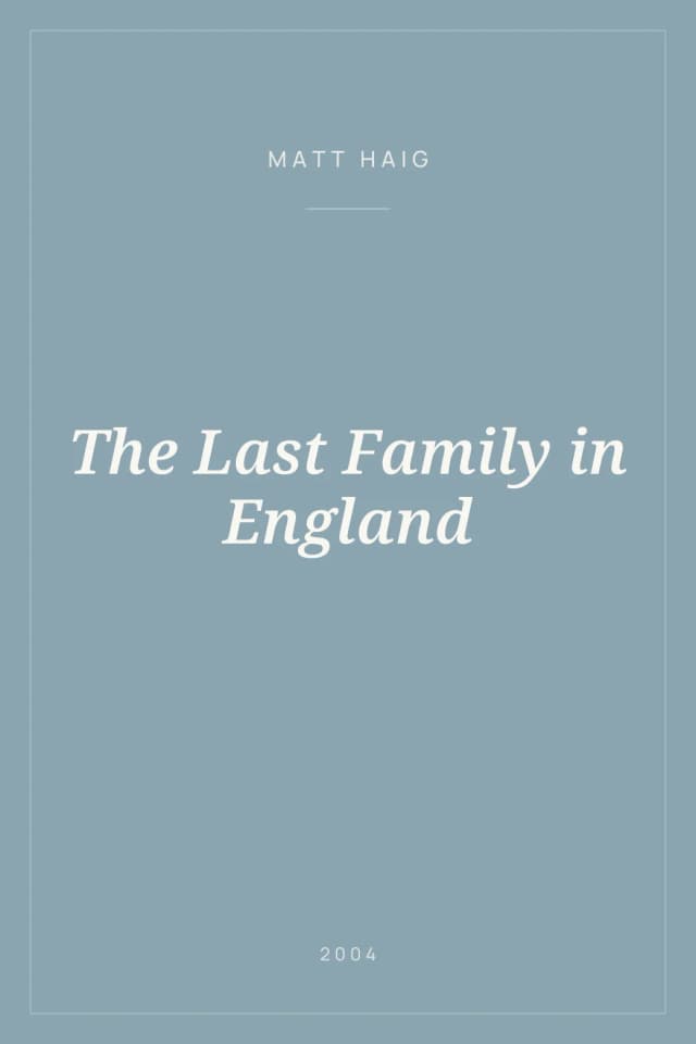 Portada de The Last Family in England