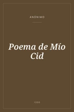 Portada de Poema de Mío Cid