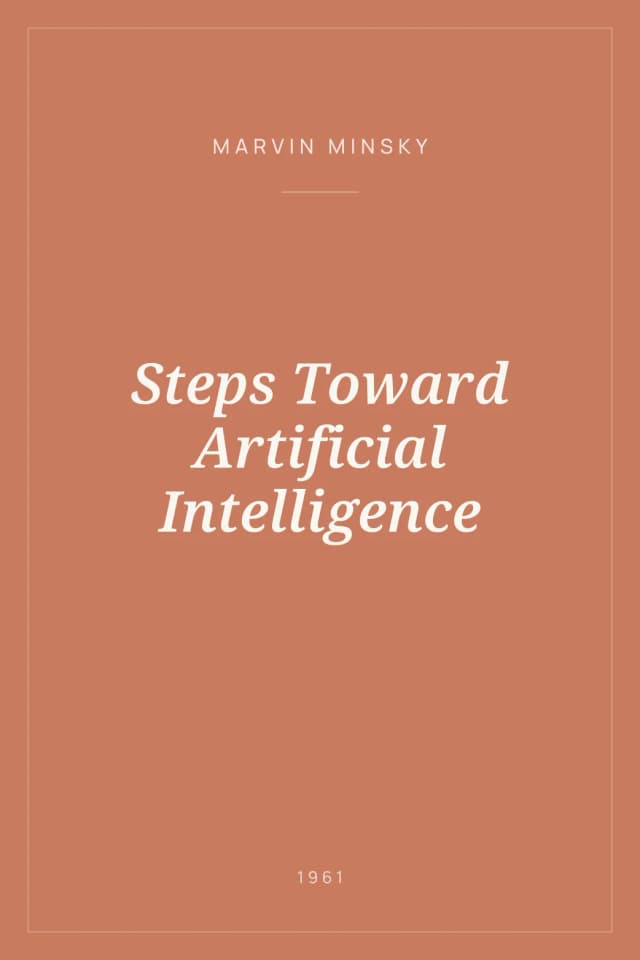 Portada de Steps Toward Artificial Intelligence