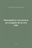 Portada de Matemática recreativa en el Japón de la era Edo