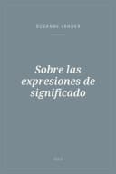 Portada de Sobre las expresiones de significado