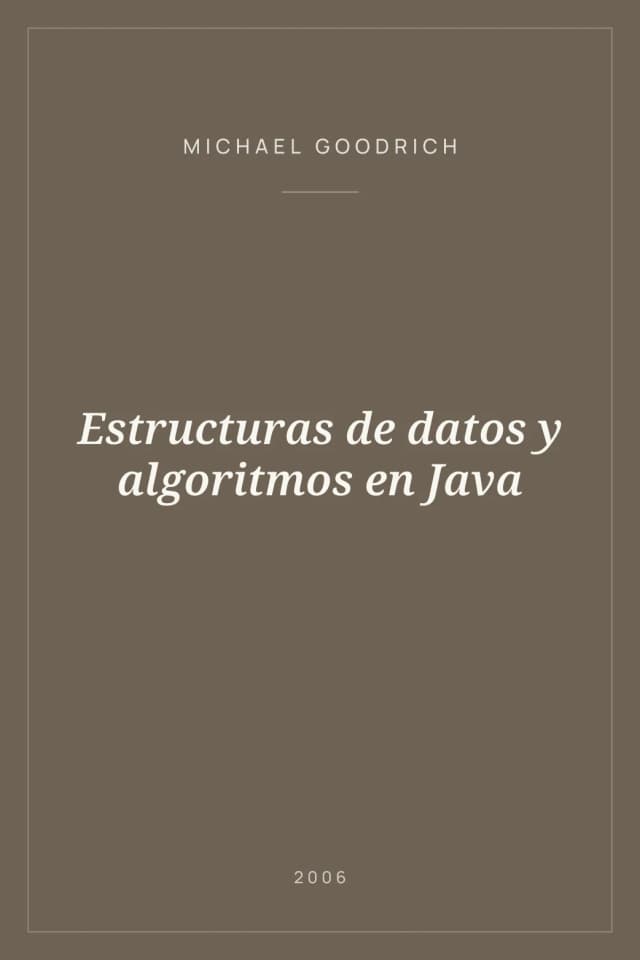 Portada de Estructuras de datos y algoritmos en Java