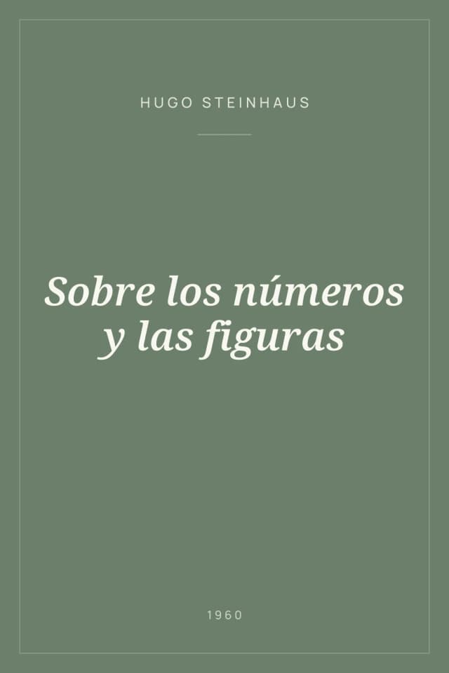 Portada de Sobre los números y las figuras