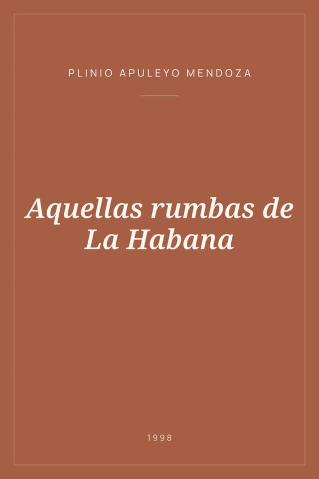 Portada de Aquellas rumbas de La Habana