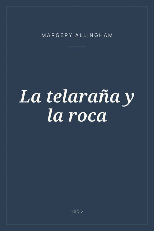 Portada de La telaraña y la roca