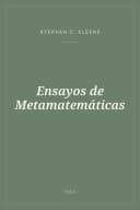 Portada de Ensayos de Metamatemáticas