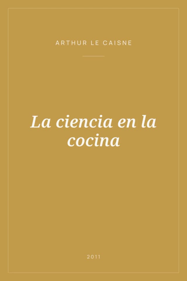 Portada de La ciencia en la cocina