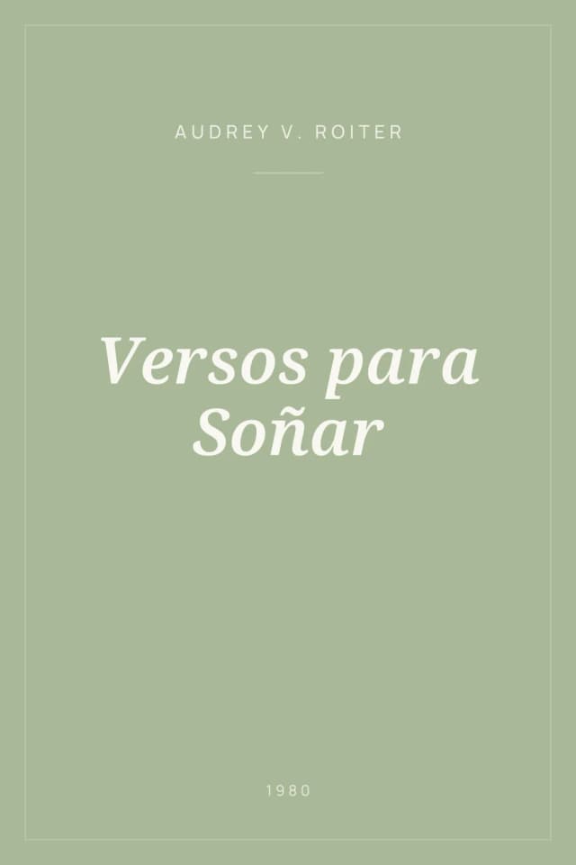 Portada de Versos para Soñar