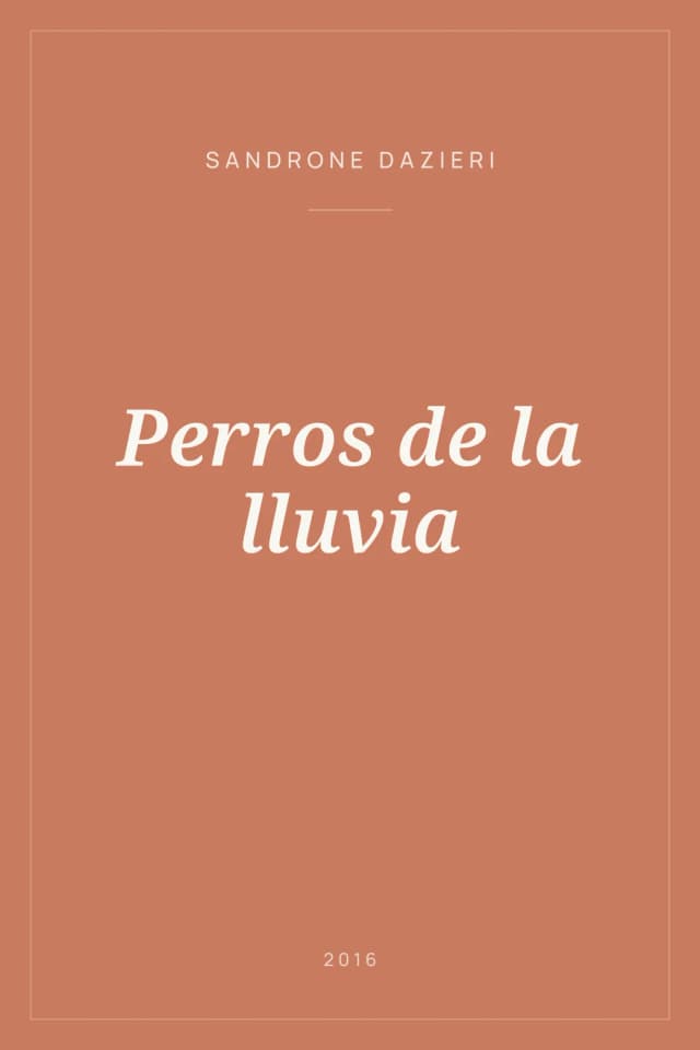 Portada de Perros de la lluvia