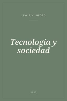 Portada de Tecnología y sociedad