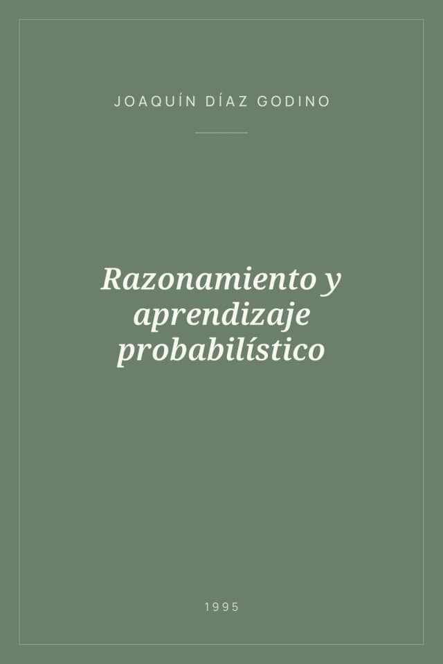 Portada de Razonamiento y aprendizaje probabilístico