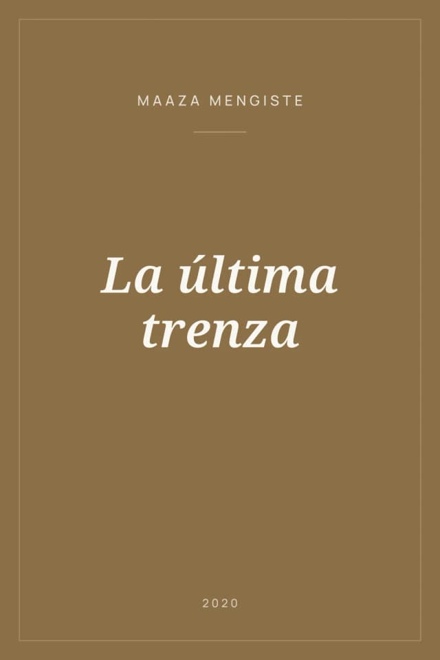 Portada de La última trenza