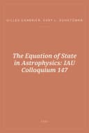 Portada de The Equation of State in Astrophysics: IAU Colloquium 147