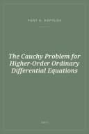 Portada de The Cauchy Problem for Higher-Order Ordinary Differential Equations
