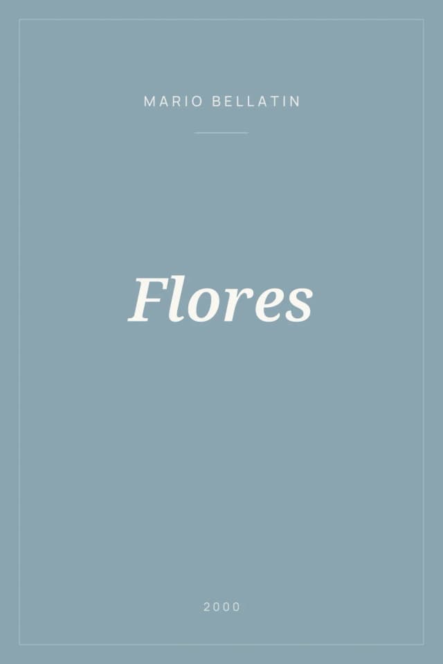 Portada de Flores