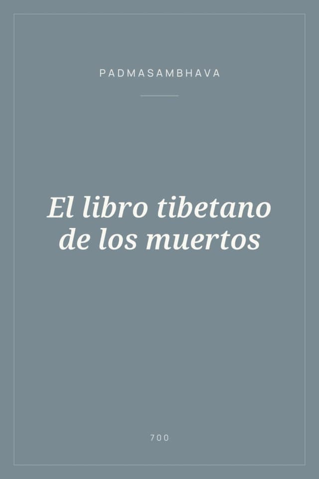 Portada de El libro tibetano de los muertos
