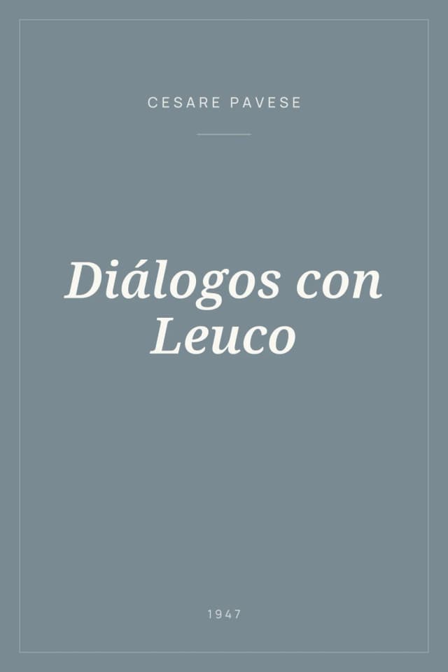 Portada de Diálogos con Leuco