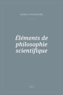 Portada de Éléments de philosophie scientifique