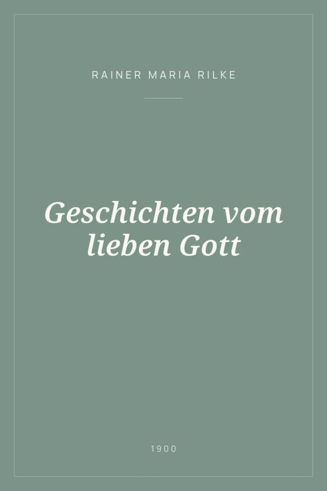 Portada de Geschichten vom lieben Gott