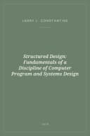 Portada de Structured Design: Fundamentals of a Discipline of Computer Program and Systems Design