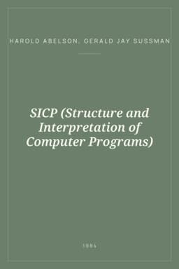 Portada de SICP (Structure and Interpretation of Computer Programs)