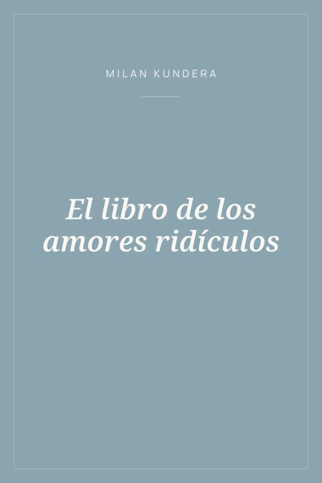Portada de El libro de los amores ridículos
