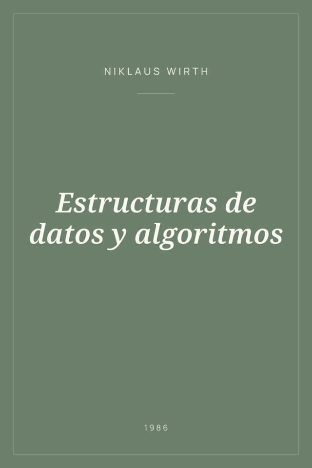 Portada de Estructuras de datos y algoritmos