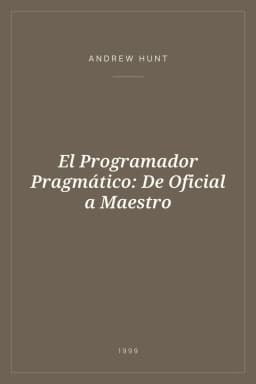 Portada de El Programador Pragmático: De Oficial a Maestro