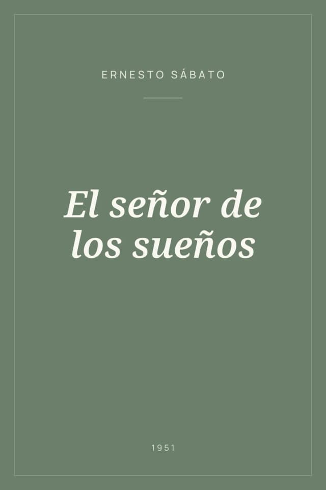 Portada de El señor de los sueños