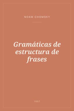 Portada de Gramáticas de estructura de frases