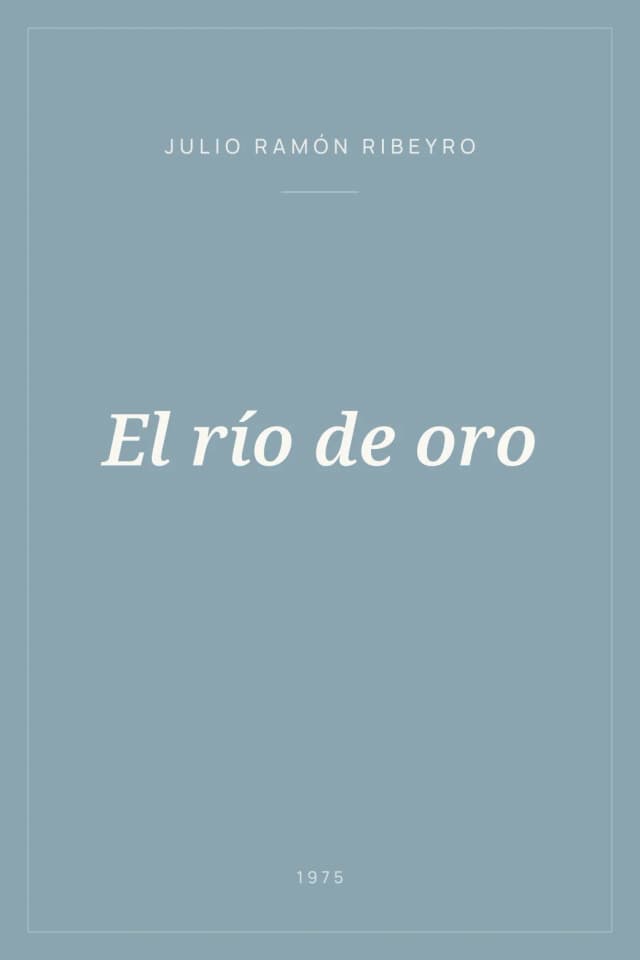 Portada de El río de oro